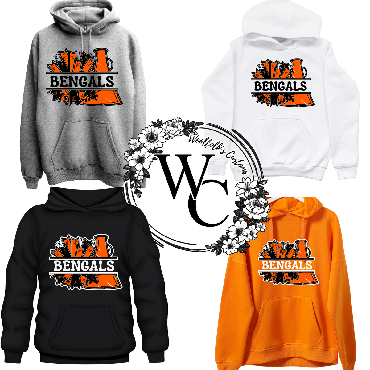 Altavista Bengals Cheer Option 2 Hoodie
