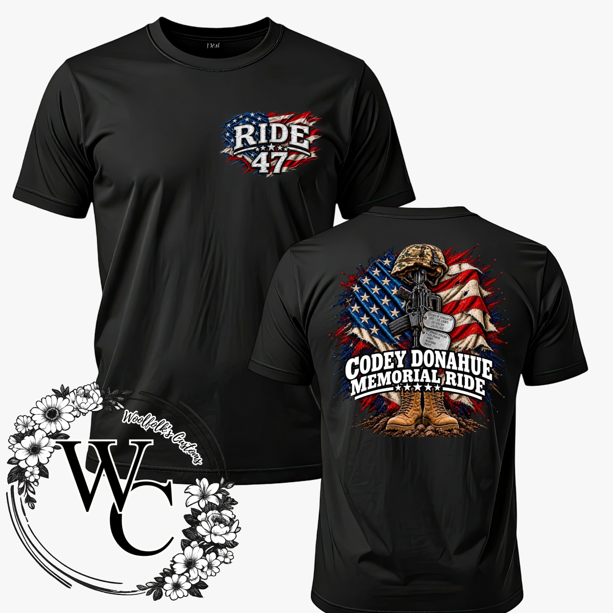 Ride 47 Pre Order Black T- Shirt