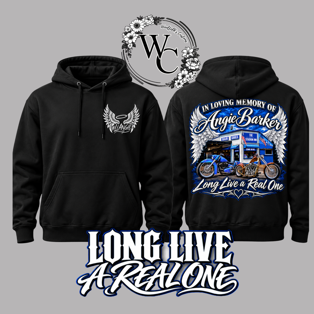 In Loving Memory of Angie Barker- Hooded Sweatshirt