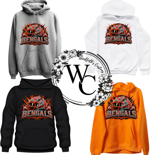 Altavista Bengals Football Option 1 Hoodie