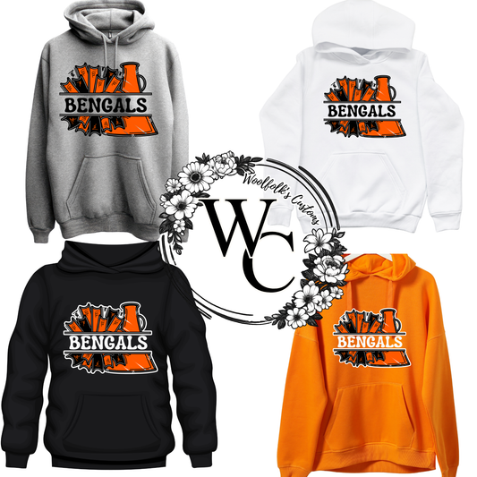 Altavista Bengals Cheer Option 2 Hoodie