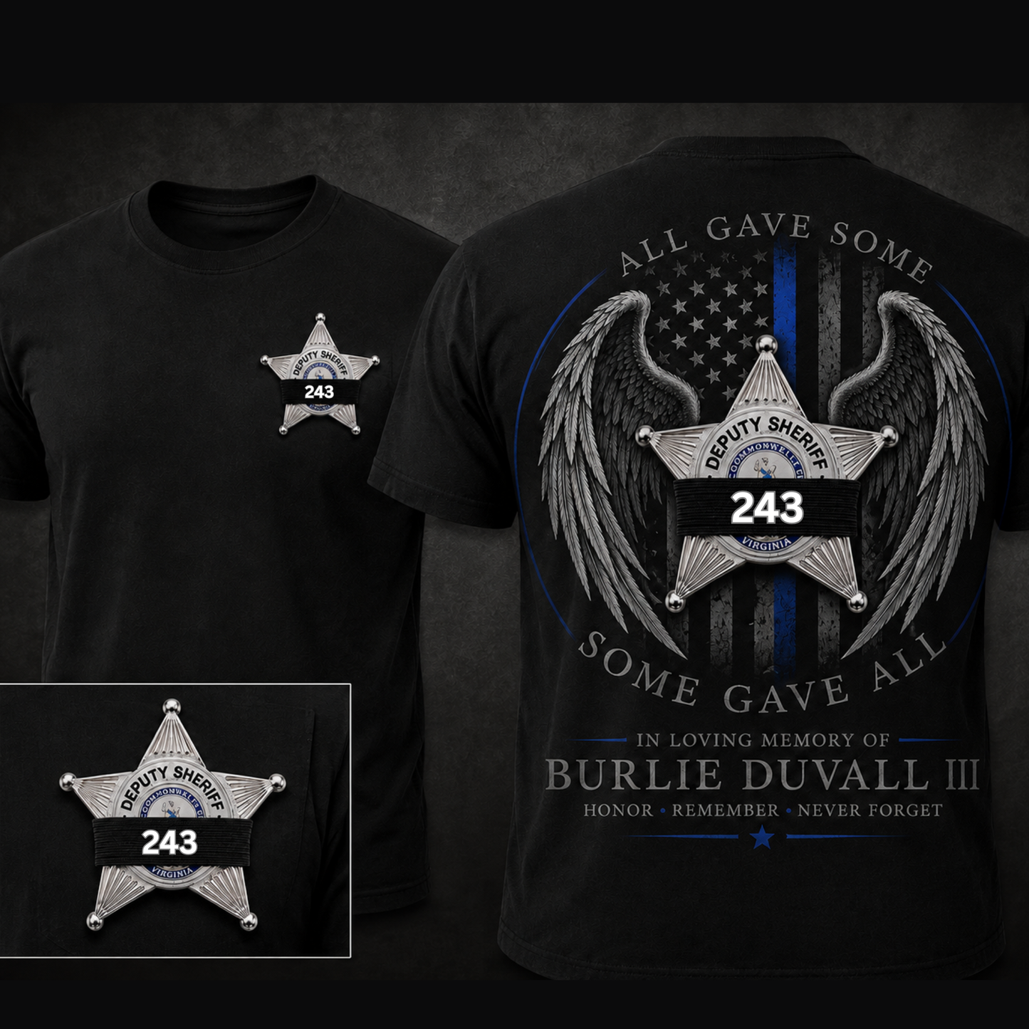 IN LOVING MEMORY OF BURLIE DUVALL III