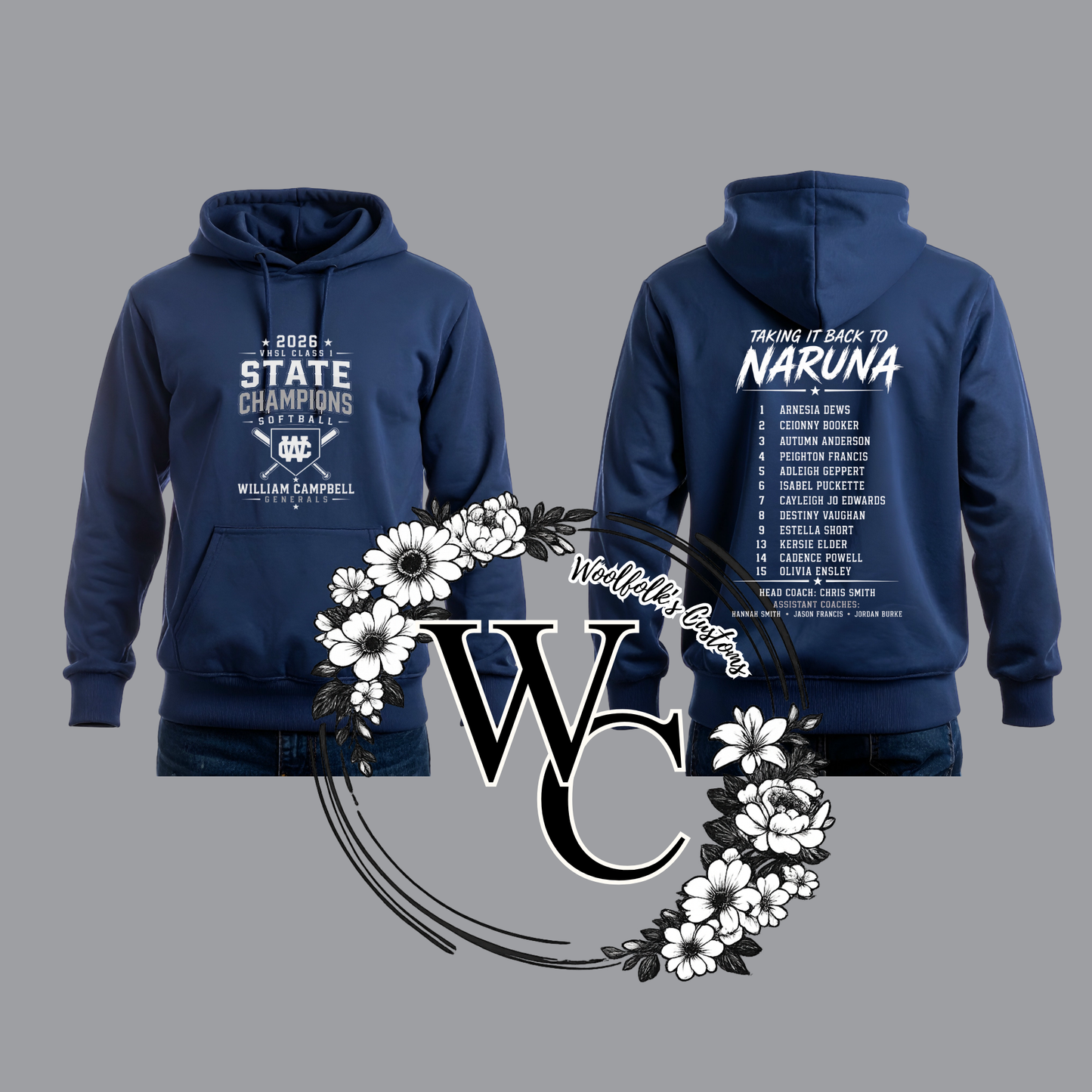 WC- State Champs- Hooded Sweatshirt
