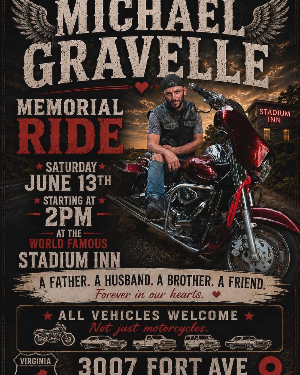 Ride for M. Gravelle