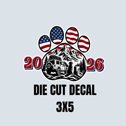 BLUE RIDGE JEEP INVASION- RED DECAL