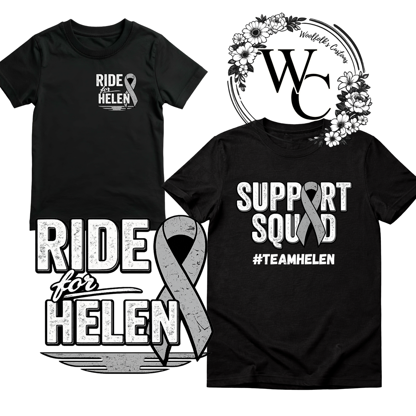 Ride For Helen Wyatt- Support T- Shirt