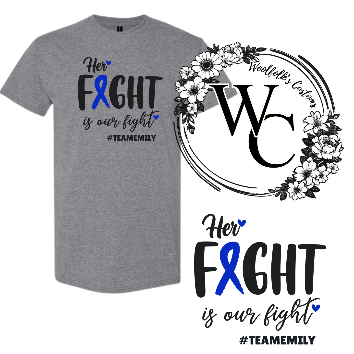 #TEAMEMAILY Fundraiser Shirt