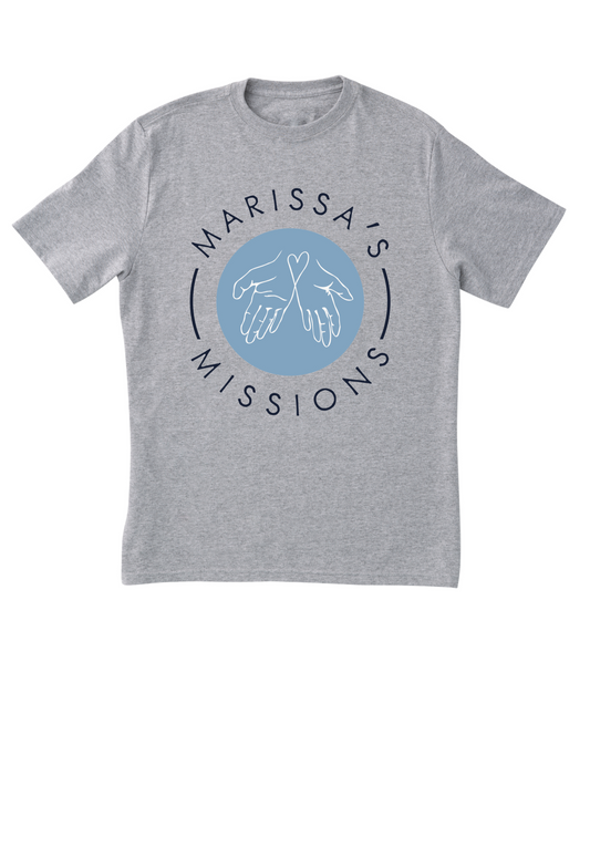 Marissa's Missions- Grey with Logo