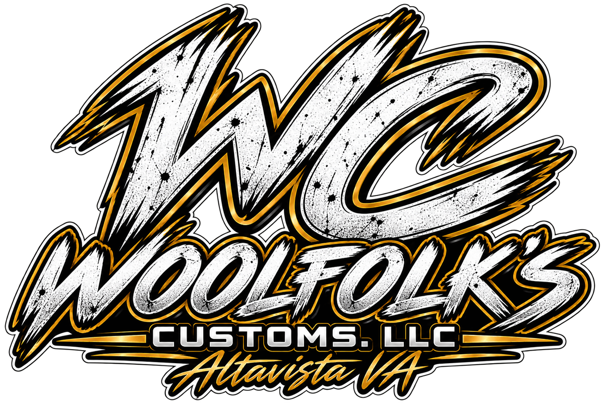 Woolfolk's Customs, LLC - Car Decal